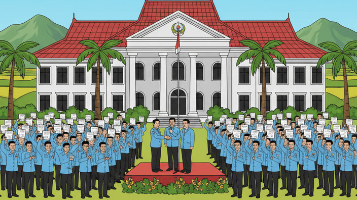 Pemkab Bogor Resmi Lantik PPPK Paruh Waktu Terbanyak se-Indonesia, Apa Artinya bagi Gaji dan Anggaran ?