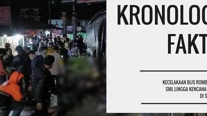 FAKTA dan KRONOLOGI Kecelakaan Bus Rombongan SMK Lingga Kencana Depok di Subang, Sudah Perpisahan, Ada Teriakan Penumpang Sebelum Kecelakaan