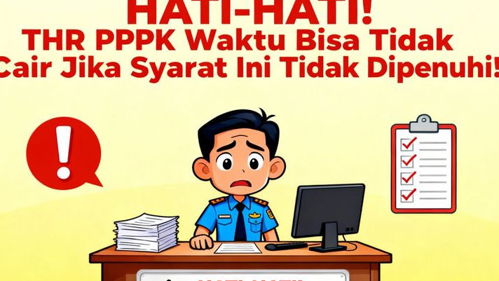 HATI-HATI! THR PPPK Paruh Waktu Bisa Tidak Cair Jika Syarat Ini Tidak Dipenuhi!
