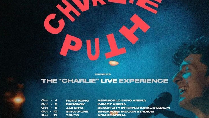Charlie Puth Umumkan Konser Sehari di Jakarta, Catat Tanggalnya