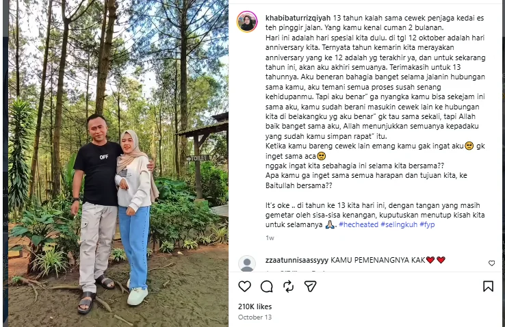 Viral ditemani dari nol suami pilih selingkuhan