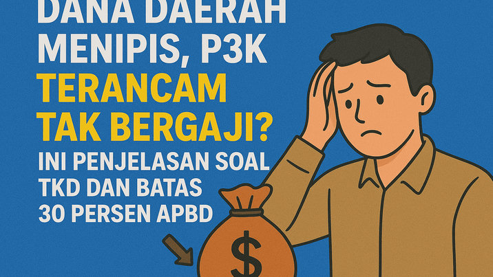 Dana Daerah Menipis, PPPK Terancam Tak Bergaji? Ini Penjelasan Soal TKD dan Batas 30 Persen APBD