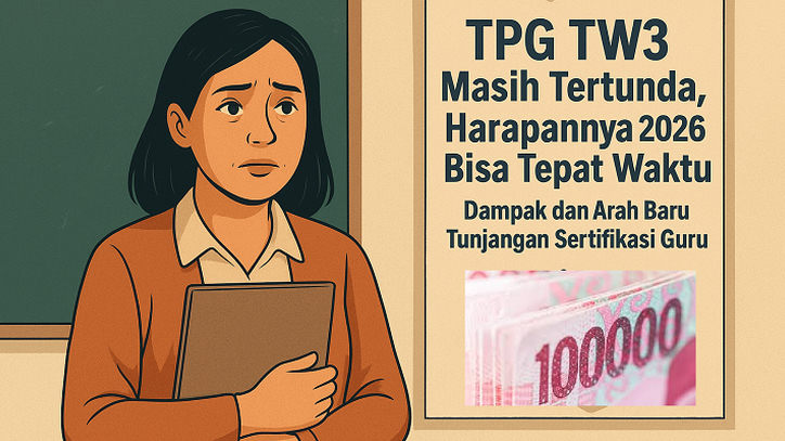 TPG TW3 Masih Tertunda, Harapanya 2026 Bisa Tepat Waktu, Dampak dan Arah Baru Tunjangan Sertifikasi Guru