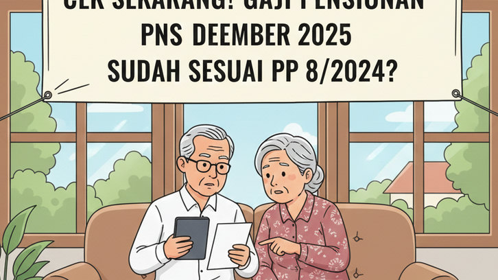 Cek Sekarang! Apakah Gaji Pensiunan PNS Desember 2025 Anda Sudah Sesuai PP 8/2024?