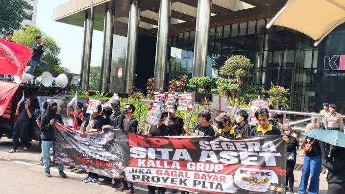 Massa Minta KPK Sita Aset Kalla Group Jika Gagal Bayar Pinjaman ke Bank Himbara