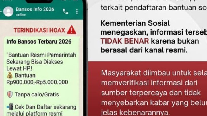 Jangan Klik Link Sembarangan: Kenali Modus Penipuan Bansos via WhatsApp yang Mencatut Nama Kemensos