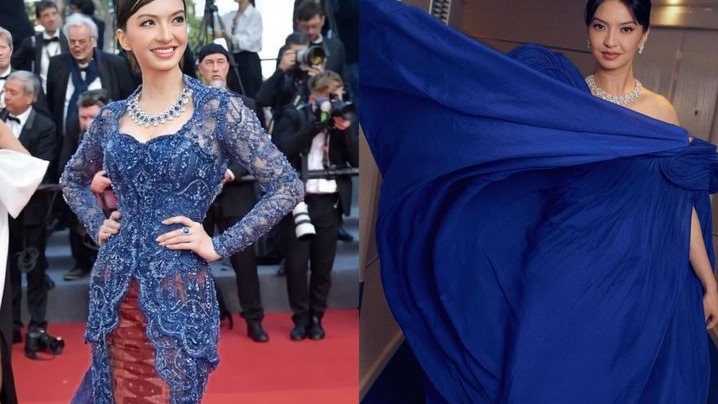 Pakai Kebaya saat Hadiri Festival Film Cannes 2023, Raline Shah : Bangga Jadi Perempuan Indonesia
