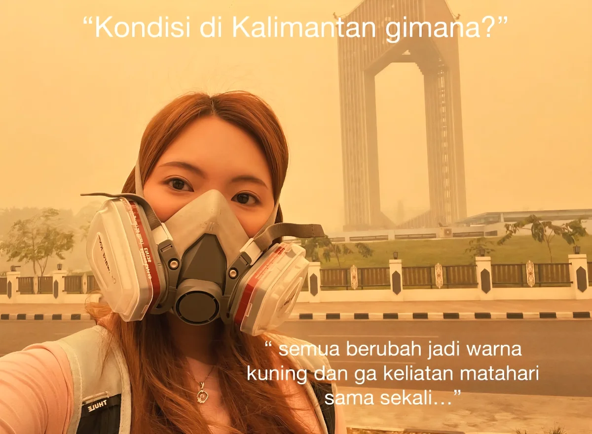 Erika Ricardo terjun langsung ke Palangkaraya.