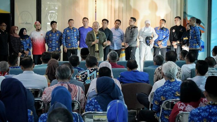 Sekda Setiawan Luncurkan Brand Ambassador Mantan Atlet Nasional dan Internasional Asal Jawa Barat