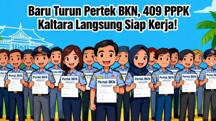 Baru Turun Pertek BKN, 409 PPPK Kaltara Langsung Siap Kerja! Ini Daftar Instansinya