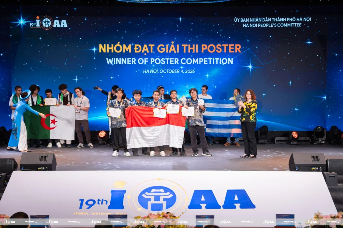 Lima Murid Indonesia Raih Prestasi di IOAA 2026, Borong 3 Medali Perunggu