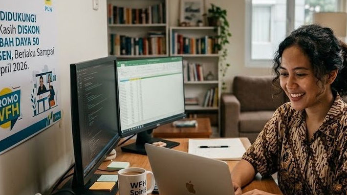 WFH Didukung! PLN Kasih Diskon Tambah Daya 50 Persen, Berlaku Sampai 28 April 2026