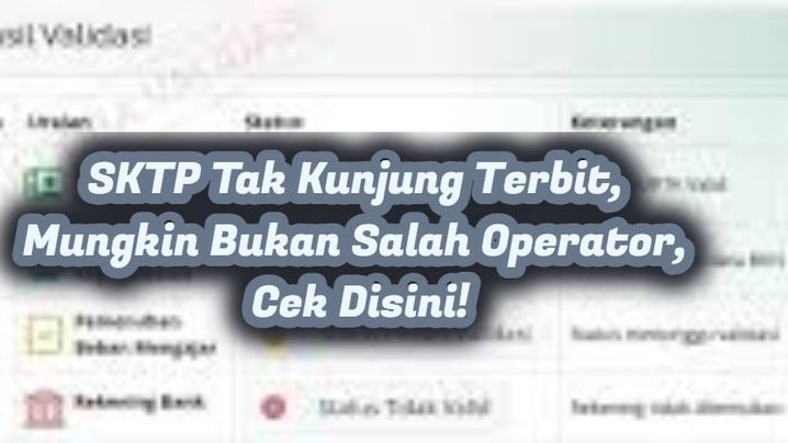 SKTP Info GTK Tak Kunjung Terbit? Bisa Jadi Nyangkut di Sini, Jangan Salahkan Operator Sekolah Dulu!