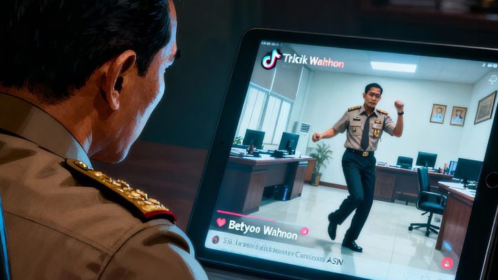 Akun TikTok ASN Kini Ditutup Usai Viral Live Saat Jam Kerja, Publik Pertanyakan Disiplin Aparatur