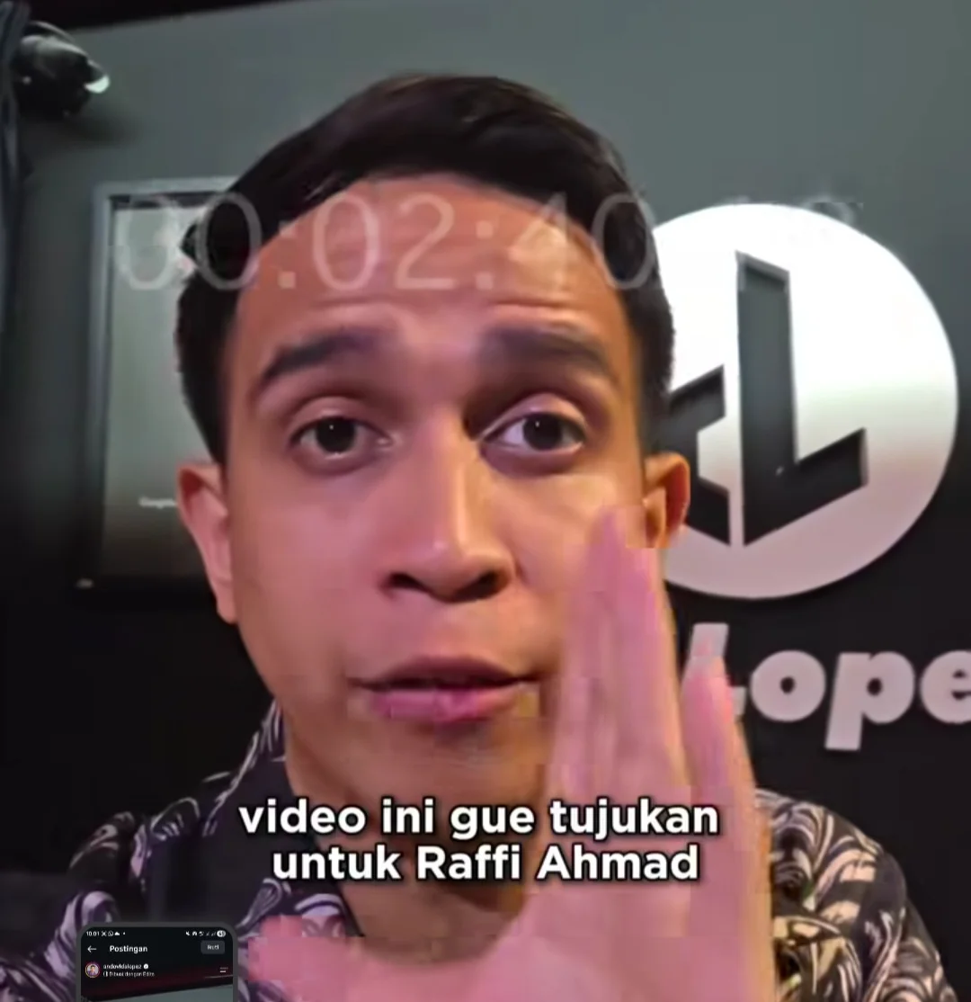 Andovi da Lopez call out Raffi Ahmad