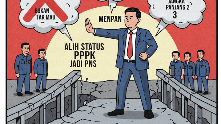 MENPAN Tegas! Bukan Tak Mau, Tapi  Ada Dampak dan Jangka Panjang Ini yang Bikin Alih Status PPPK jadi PNS Gagal!