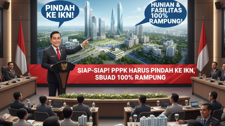 Siap-Siap! PPPK Harus Pindah ke IKN, Hunian dan Fasilitas Sudah 100 Persen Rampung