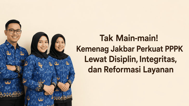 Tak Main-main! Kemenag Jakbar Perkuat PPPK Lewat Disiplin, Integritas, dan Reformasi Layanan
