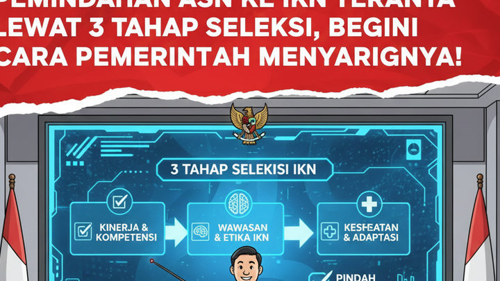 Pemindahan ASN ke IKN Ternyata Lewat 3 Tahap Seleksi, Begini Cara Pemerintah Menyaringnya!