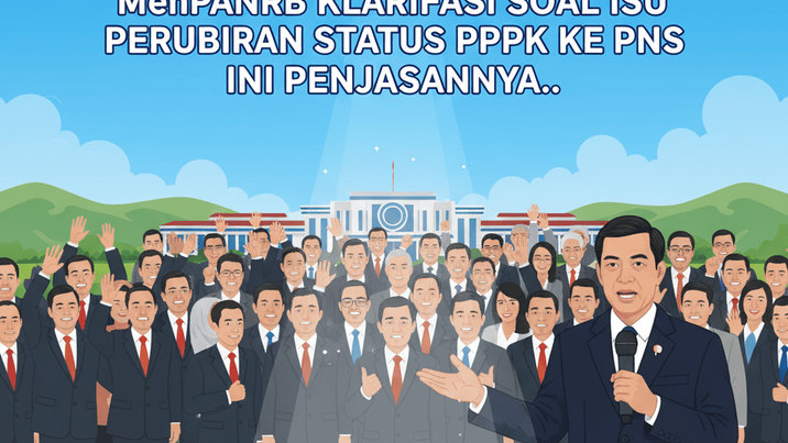 Ditunggu Ribuan ASN! MenPANRB Klarifikasi Soal Isu Perubahan Status PPPK ke PNS, Ini Penjelasannya