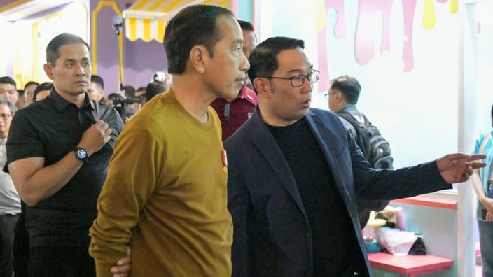 Kunker ke Bandung, Presiden Jokowi Ngopi di Park Cikutra