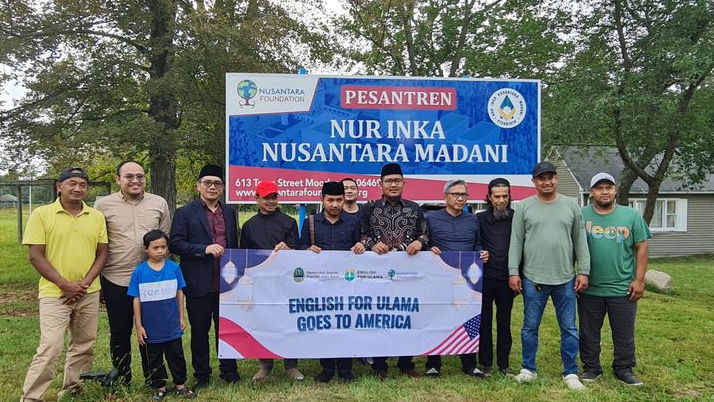 Tiba di Amerika Serikat, Dua Ulama Jabar Jebolan English for Ulama Langsung Kunjungi Pesantren