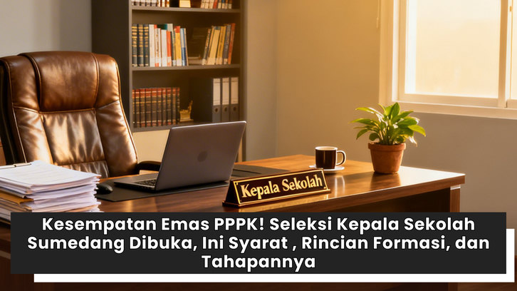 Kesempatan Emas PPPK! Seleksi Kepala Sekolah Sumedang Dibuka, Ini Syarat , Rincian Formasi, dan Tahapannya