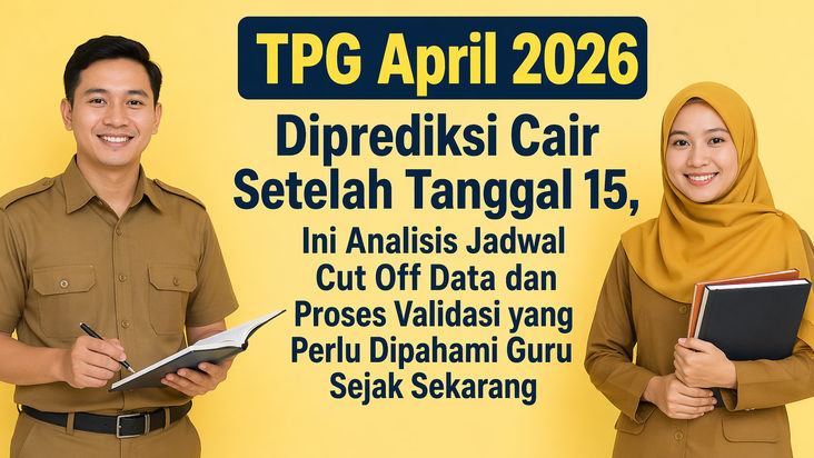 TPG April 2026 Diprediksi Cair Setelah Tanggal 15, Ini Analisis Jadwal Cut Off Data dan Proses Validasi yang Perlu Dipahami Guru Sejak Sekarang