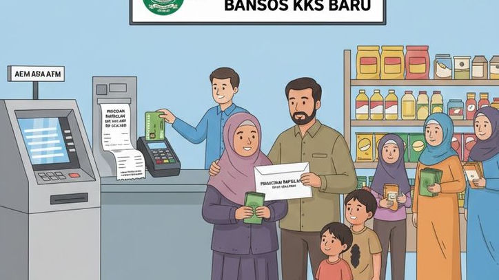 Begini Mekanisme Pencairan Tiga Tahap Bansos Sekaligus di KKS Baru