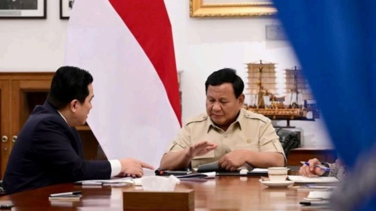 Pertemuan Prabowo - Erick Thohir, Bahas Diskon Tarif Transportasi Nasional: Ringankan Masyarakat Saat Berlibur
