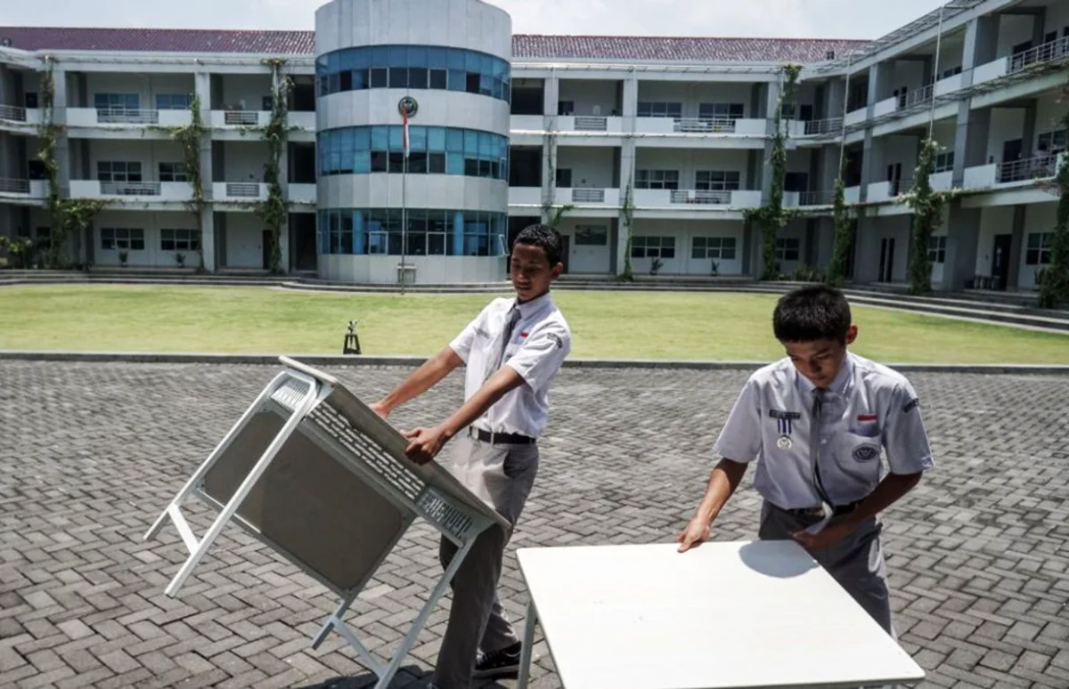 Ilustrasi. SMA Unggulan Sekolah Garuda di Jawa Tengah. Stella Christie mengungkap perancangan SMA Unggul Garuda yang memperhatikan aspek sains hingga pemilihan cat dan posisi duduk siswa. (Foto: diskominfo.sukoharjokab.go.id)