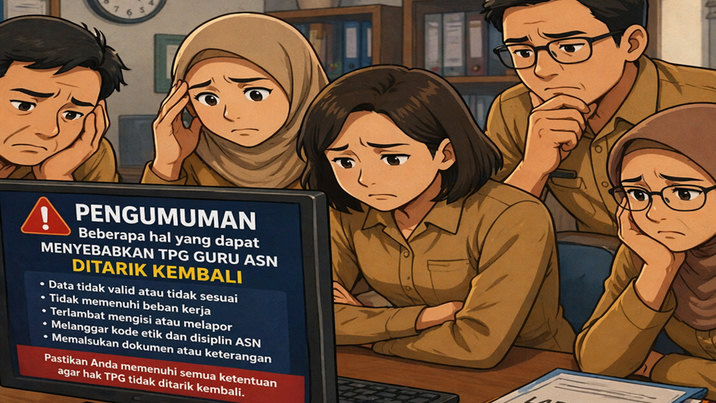 Hati-hati Salah Data, TPG Guru ASN Bisa Ditarik Kembali Secara Kumulatif