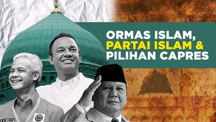 Popularitas Prabowo Paling Tinggi di Semua Ormas Islam, Ganjar dan Anies Kalah Saing