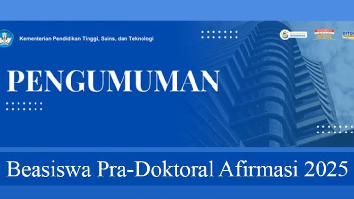 Nama Sembilan Dosen Lolos Beasiswa Pra-Doktoral Afirmasi 2025, Siap OTW ke Taiwan!