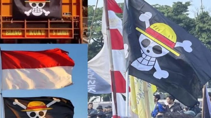 Ramai Bendera One Piece Dikibarkan Jelang HUT ke-80 Kemerdekaan Indonesia, Tokoh Publik Buka Suara