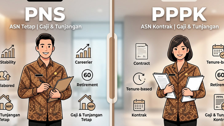 Pemberlakuan Sistem ASN Terbaru 2026: Kenali Perbandingan Hak serta Karier PNS dan PPPK