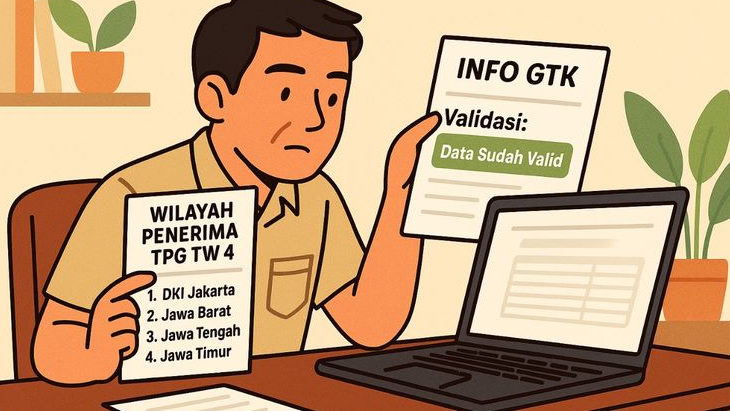Daftar Lengkap Wilayah yang Sudah Cair TPG TW 4 Meski TW 3 Belum Rampung di Semua Daerah