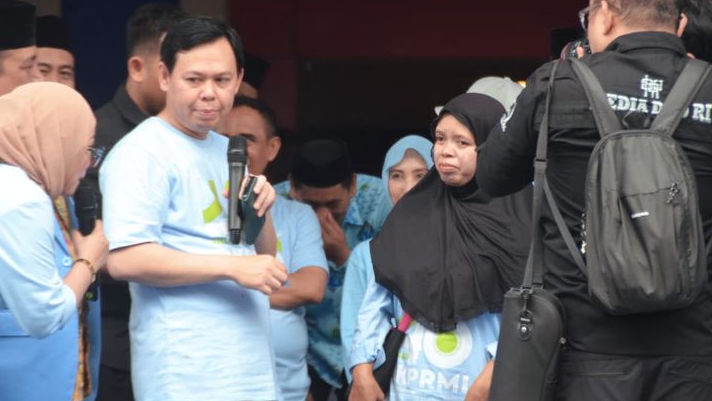 Ketua DPD RI Ajak Pemuda Solid Songsong Indonesia Emas 2045 di Jalan Sehat BKPRMI Palu