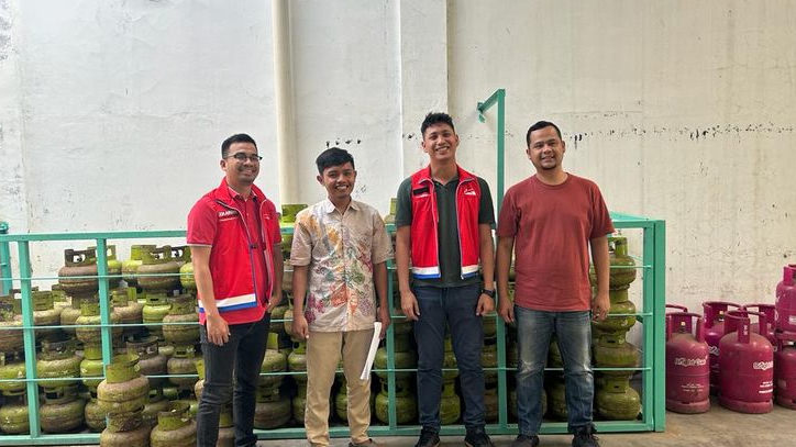 Sidak ke Pangkalan, Pertamina Regional JBB Pastikan Stok LPG di Sukabumi Aman
