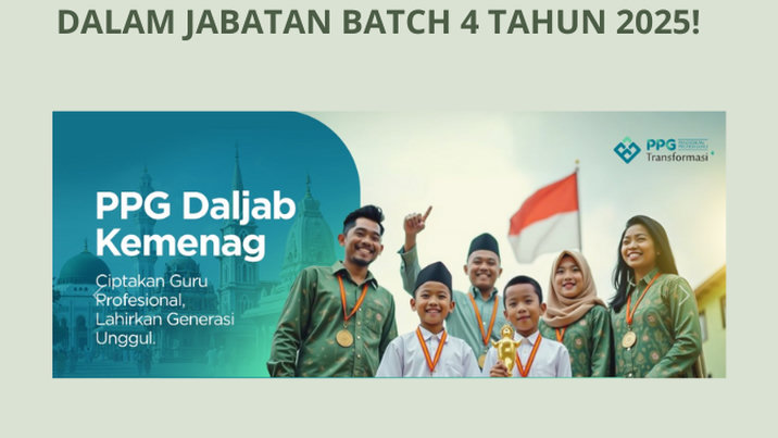 INFO TERBARU! Pengumuman PPG Dalam Jabatan Batch 4 Dilakukan Hari Ini Mulai Pukul 18.00 WIB!