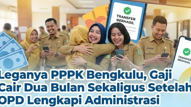 Leganya PPPK Bengkulu, Gaji Cair Dua Bulan Sekaligus Setelah OPD Lengkapi Administrasi