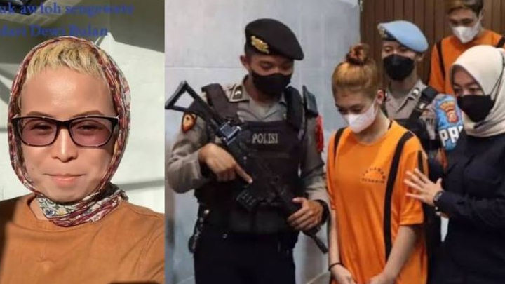 Beredar Foto Dewi Bulan Ditangkap Usai Menantang Allah SWT, Cek Faktanya di Sini