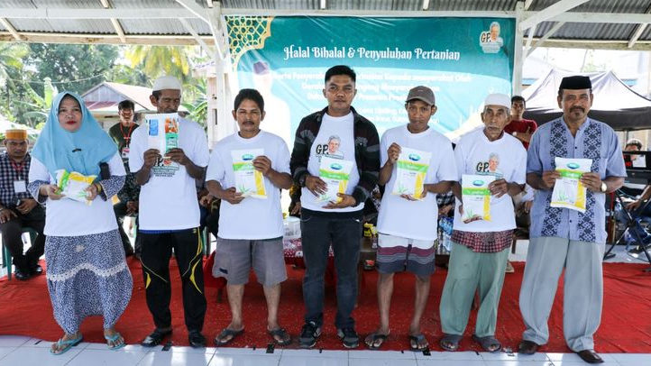 Gerakan Passeddingeng Masyarakat Bone Dukung Ganjar Gelar Halalbihalal dan Penyuluhan Pertanian