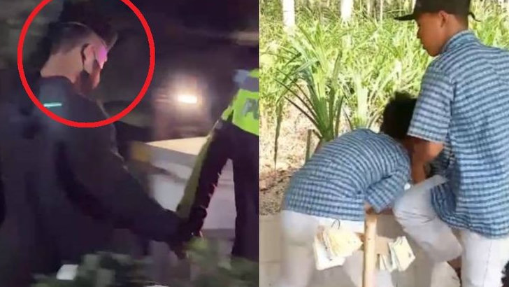 Giliran Ditangkap Pelaku Perundungan Siswa SMP di Cilacap Pakai Peci dan Sarung, Rumah Digeruduk Warga, Cuit
