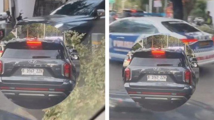 Viral Mobil Pejabat Pelat ZZH Dikawal Keluar Salon Saat Padat, Wadirlantas Polda: Masih Kami Telusuri