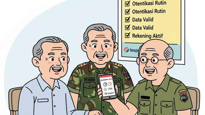 Cara Agar Gaji Pensiunan PNS, TNI, Polri Desember 2025 Cair Tepat Waktu, Ini Syarat Resmi dari Taspen