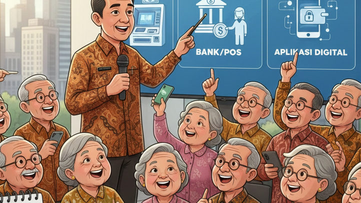 Hati-Hati Salah Info! Ini 3 Cara Resmi Pencairan Gaji Pensiunan PNS 2025