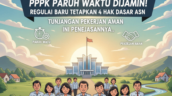 PPPK Paruh Waktu Dijamin! Regulasi Baru Tetapkan 4 Hak Dasar ASN, Tunjangan Pekerjaan Aman, Ini Penjelasannya
