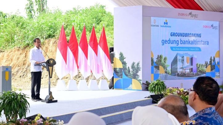 Peresmian Bank Kaltimtara di IKN: Jokowi Mendorong Kolaborasi Antara Bank Himbara dan BPD
