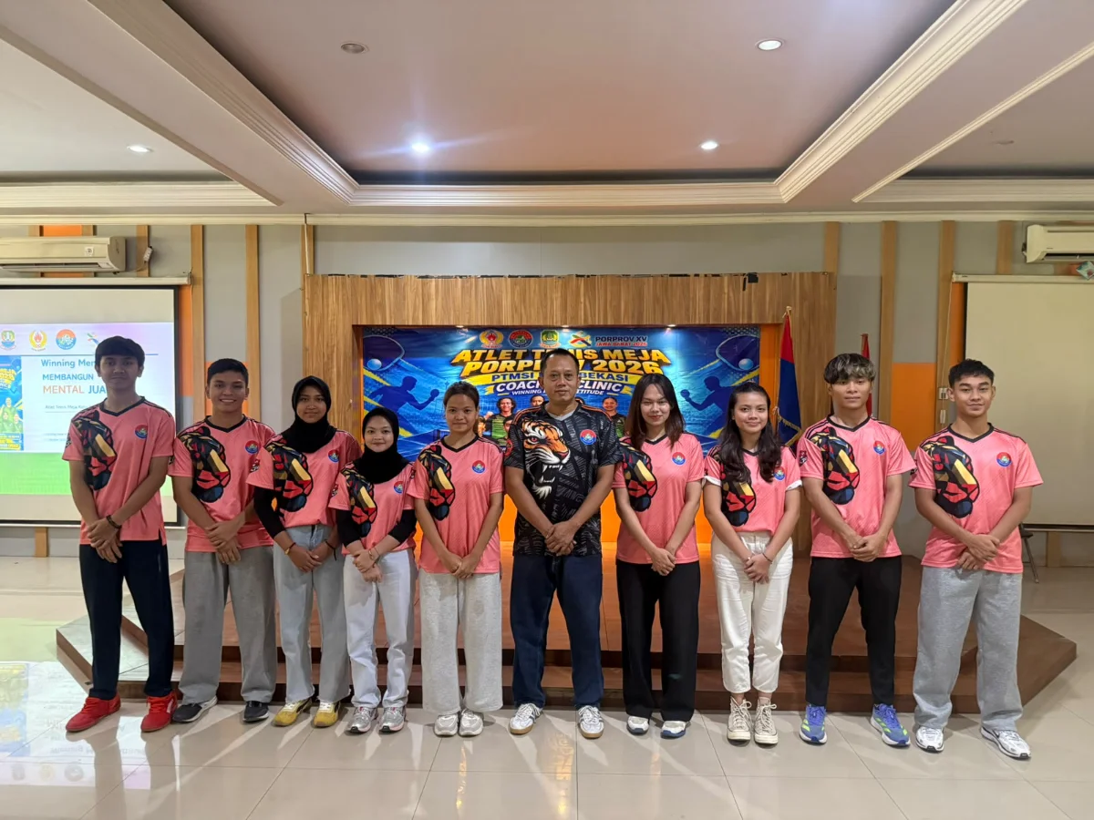Coaching Clinic Mental Juara, PTMSI Kota Bekasi Bidik 3 Emas Porprov Jabar